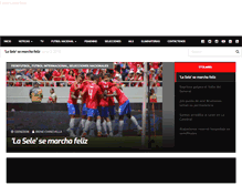 Tablet Screenshot of futbol.cr