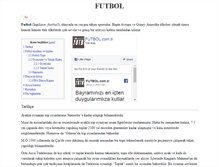 Tablet Screenshot of futbol.com.tr