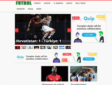 Tablet Screenshot of futbol.net.tr