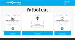 Desktop Screenshot of futbol.cat