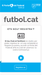 Mobile Screenshot of futbol.cat
